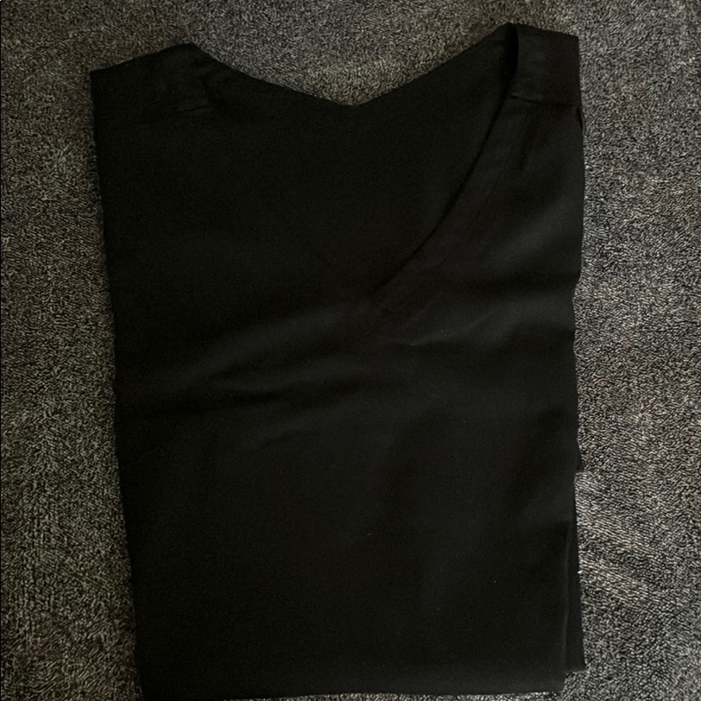 Black scrub top